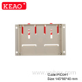 Plastic electrical enclosure box electrical junction box Din Rail electronic enclosure PIC041 industrial control box 145*90*40mm